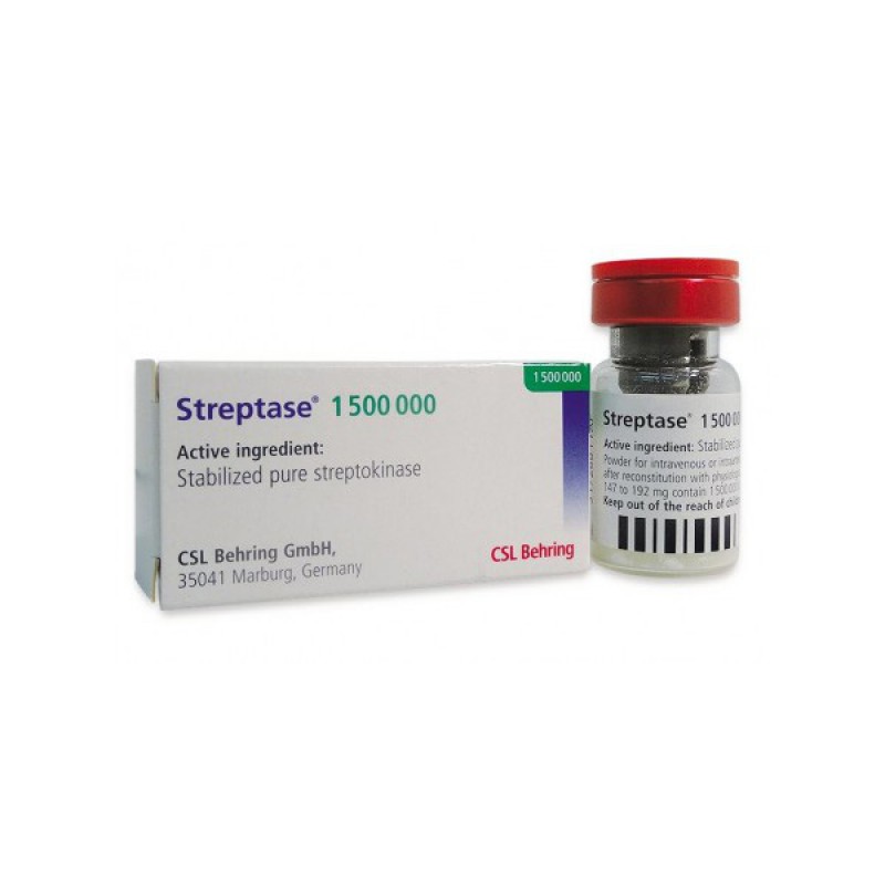 Купить Стрептокиназа Streptase (Стрептаза 1500000 I.E.) 1 флакон в .
